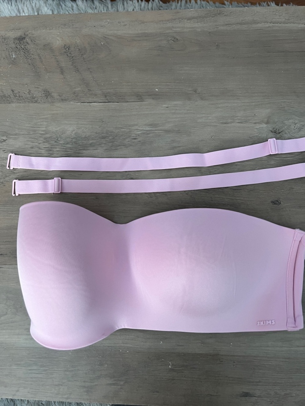 SKIMS Light Pink Strapless Seamless Bandeau